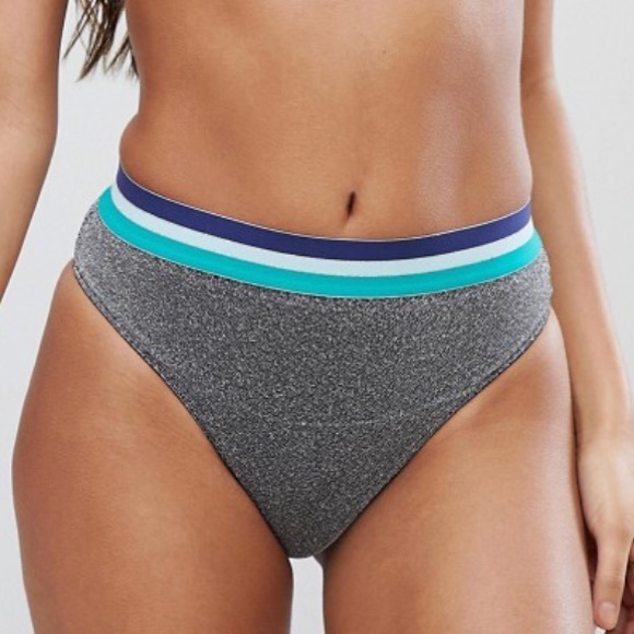 free people // soft metallic high waist panties - Picture 4 of 6